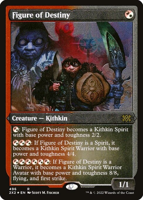 Figure of Destiny from Double Masters 2022 (Rare)