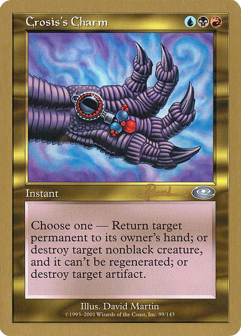 Crosis's Charm from World Championship Decks 2001 (Uncommon)