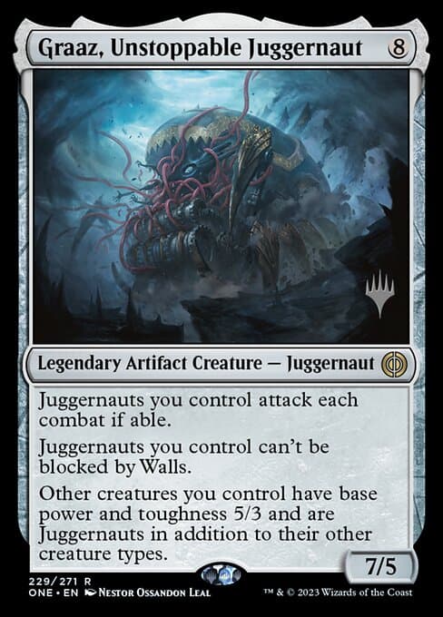 Graaz, Unstoppable Juggernaut from Phyrexia: All Will Be One Promos (Rare)