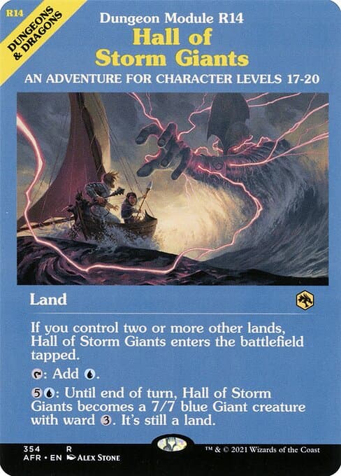Hall of Storm Giants from Adventures in the Forgotten Realms (Rare)