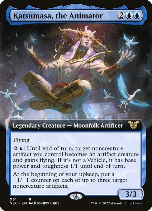 Katsumasa, the Animator from Neon Dynasty Commander (Rare)