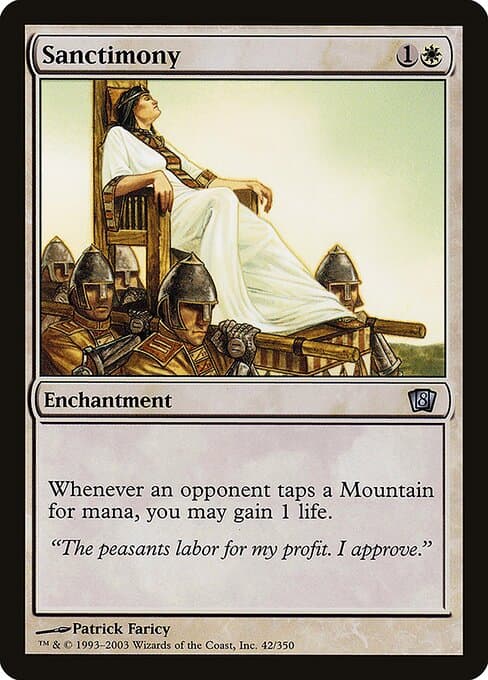 Sanctimony from Eighth Edition (Uncommon)