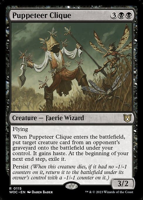 Puppeteer Clique from Wilds of Eldraine Commander (Rare)