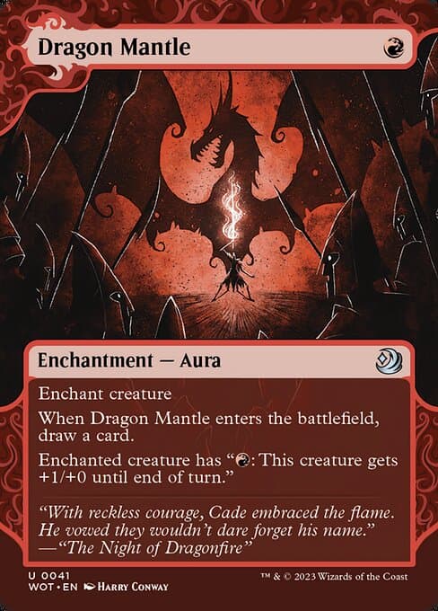 Dragon Mantle from Wilds of Eldraine: Enchanting Tales (Uncommon)