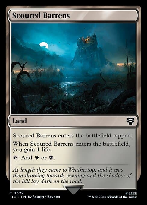 Scoured Barrens from Tales of Middle-earth Commander (Common)