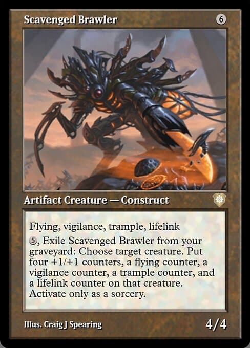 Scavenged Brawler from Magic Online Promos (Rare)