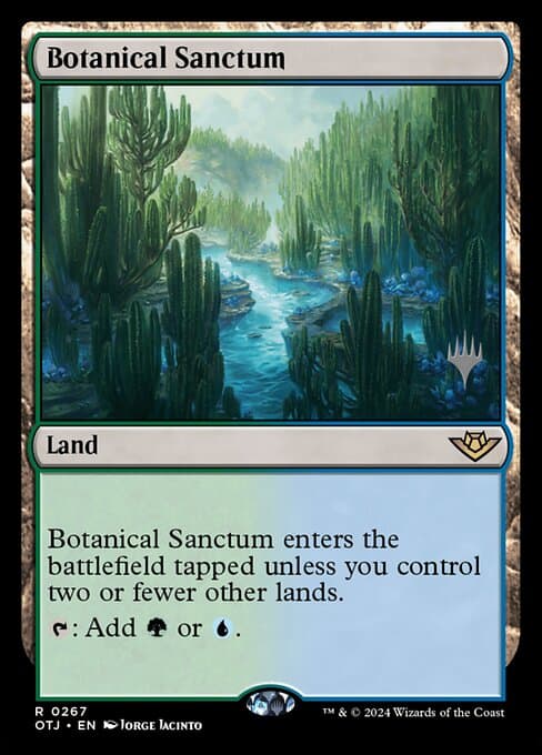 Botanical Sanctum from Outlaws of Thunder Junction Promos (Rare)