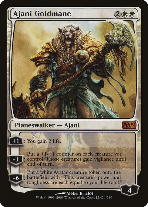 Ajani Goldmane from Magic 2010 (Mythic)