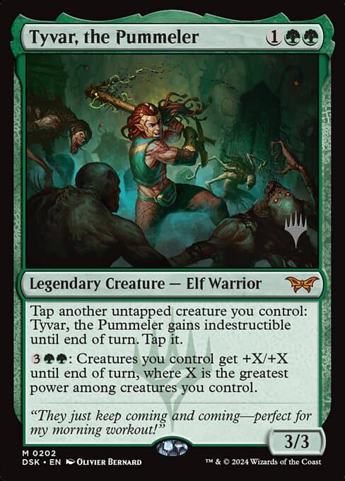 Tyvar, the Pummeler from Duskmourn: House of Horror Promos (Mythic)