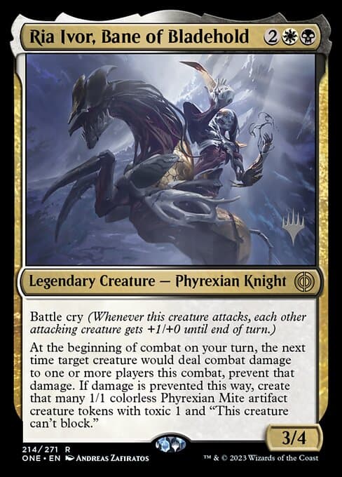 Ria Ivor, Bane of Bladehold from Phyrexia: All Will Be One Promos (Rare)