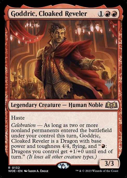 Goddric, Cloaked Reveler from Wilds of Eldraine Promos (Rare)