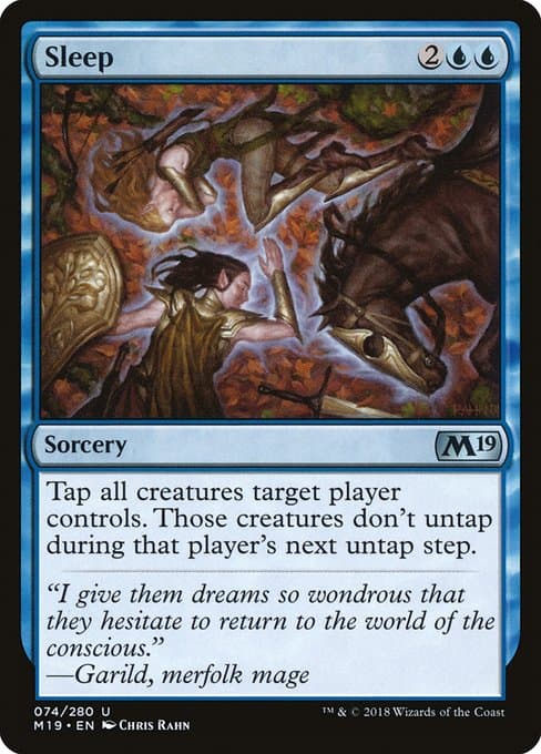 Sleep from Core Set 2019 (Uncommon)