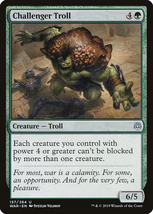 Challenger Troll from War of the Spark (Uncommon)