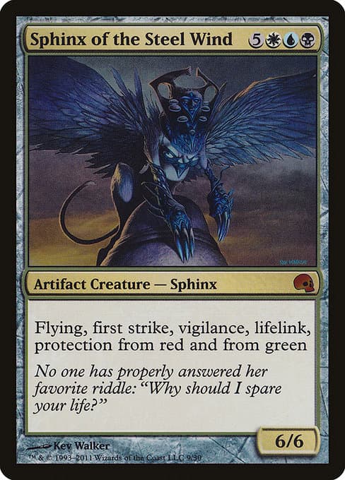 Sphinx of the Steel Wind from Premium Deck Series: Graveborn (Mythic)