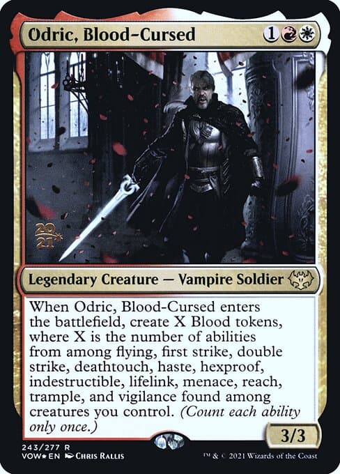 Odric, Blood-Cursed from Innistrad: Crimson Vow Promos (Rare)