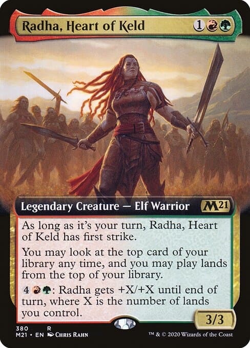 Radha, Heart of Keld from Core Set 2021 (Rare)