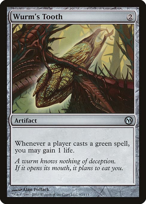 Wurm's Tooth from Duels of the Planeswalkers (Uncommon)