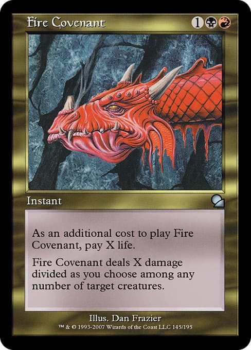Fire Covenant from Masters Edition (Uncommon)