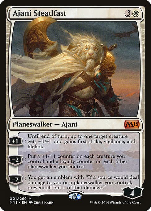 Ajani Steadfast from Magic 2015 (Mythic)