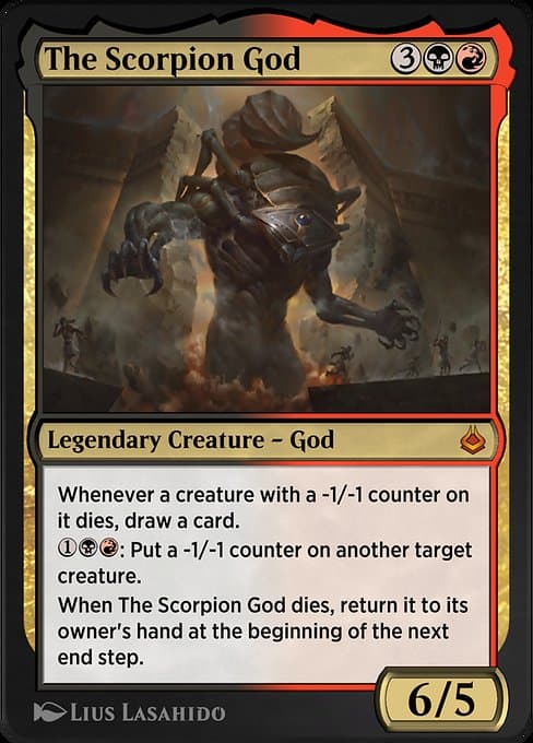 The Scorpion God from Amonkhet Remastered (Mythic)