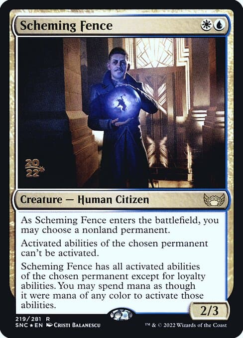 Scheming Fence from Streets of New Capenna Promos (Rare)