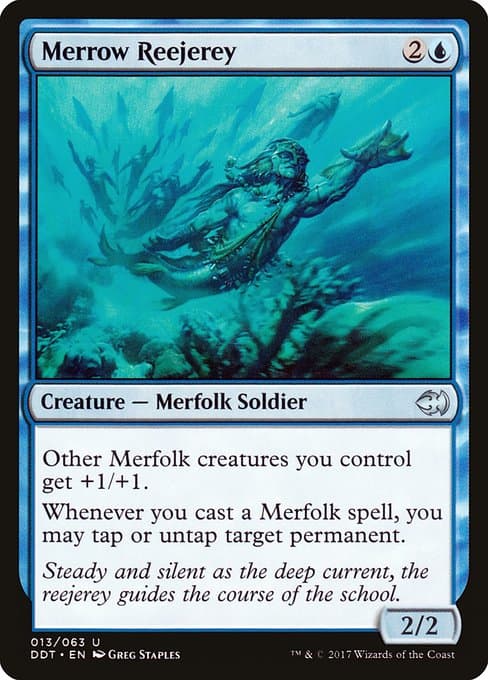 Merrow Reejerey from Duel Decks: Merfolk vs. Goblins (Uncommon)