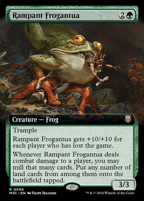 Rampant Frogantua from Modern Horizons 3 Commander (Rare)