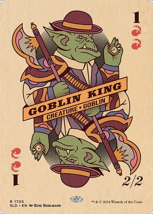 Goblin King from Secret Lair Drop (Rare)
