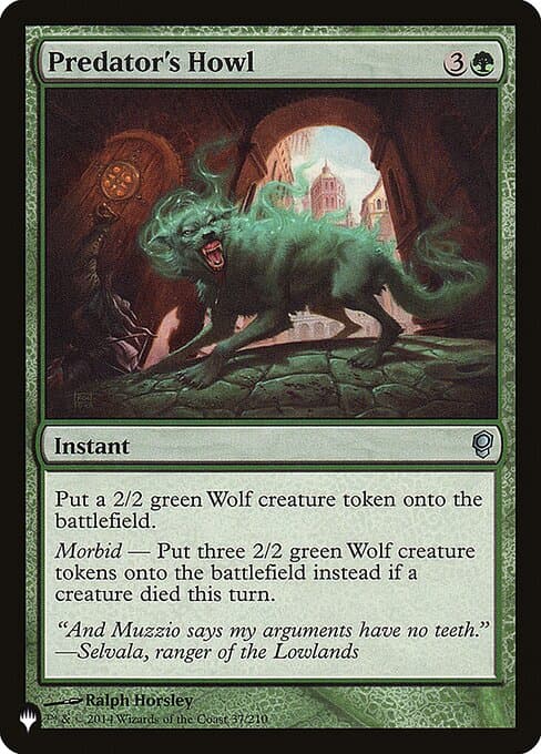Predator's Howl from The List (Uncommon)