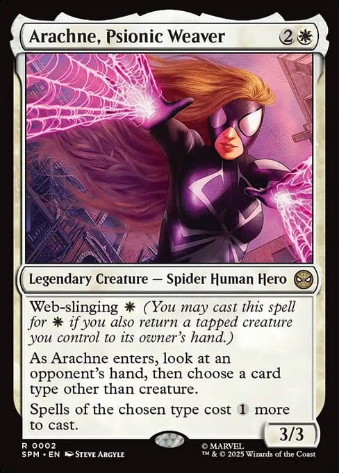 Arachne, Psionic Weaver from Marvel's Spider-Man (Rare)
