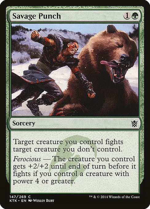 Savage Punch from Khans of Tarkir (Common)