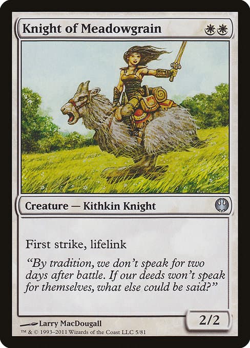 Knight of Meadowgrain (Uncommon)