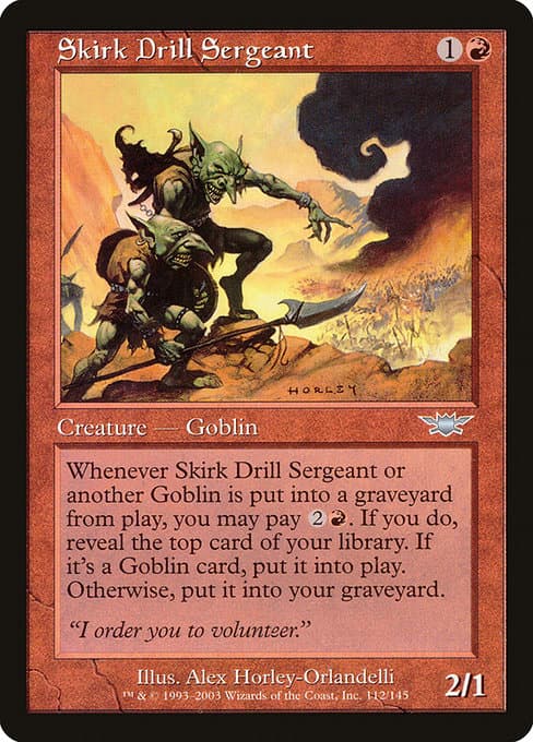 Skirk Drill Sergeant from Legions (Uncommon)