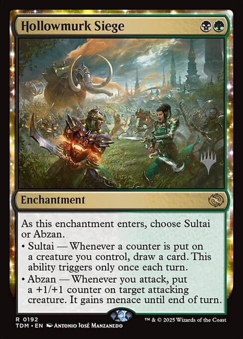 Hollowmurk Siege from Tarkir: Dragonstorm Promos (Rare)