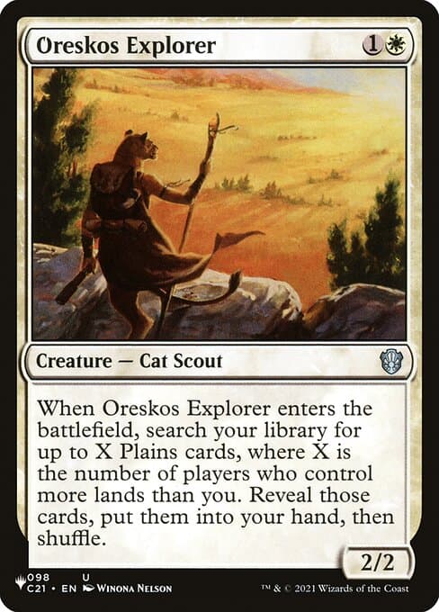 Oreskos Explorer from The List (Uncommon)