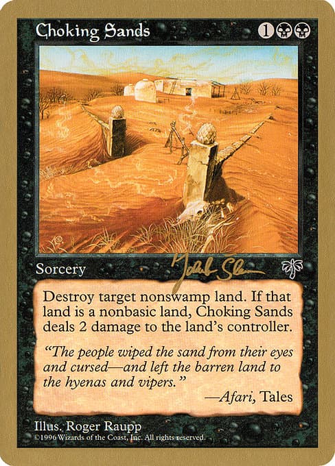 Choking Sands from World Championship Decks 1997 (Common)