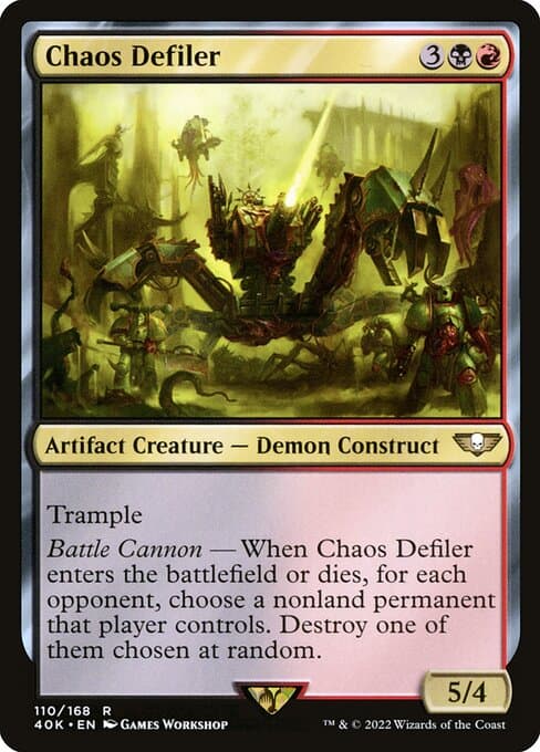 Chaos Defiler from Warhammer 40,000 Commander (Rare)