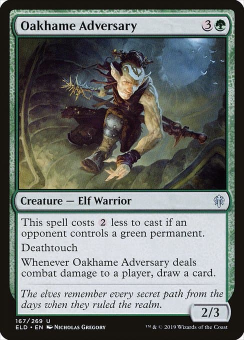 Oakhame Adversary from Throne of Eldraine (Uncommon)
