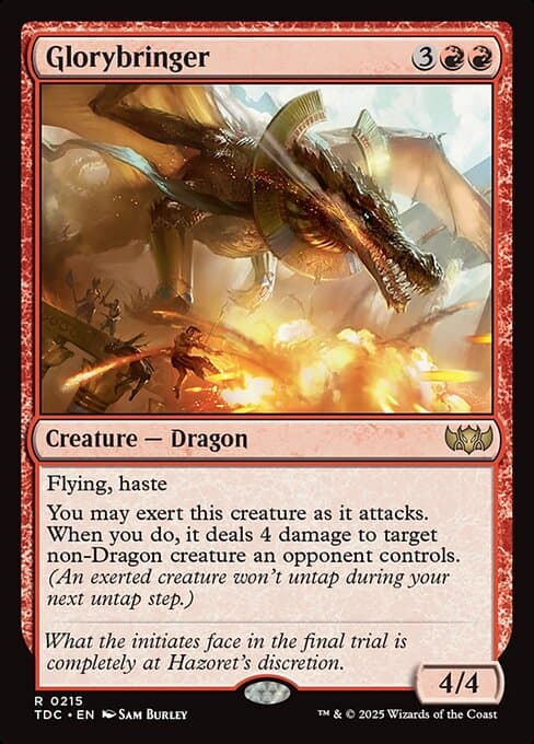 Glorybringer from Tarkir: Dragonstorm Commander (Rare)