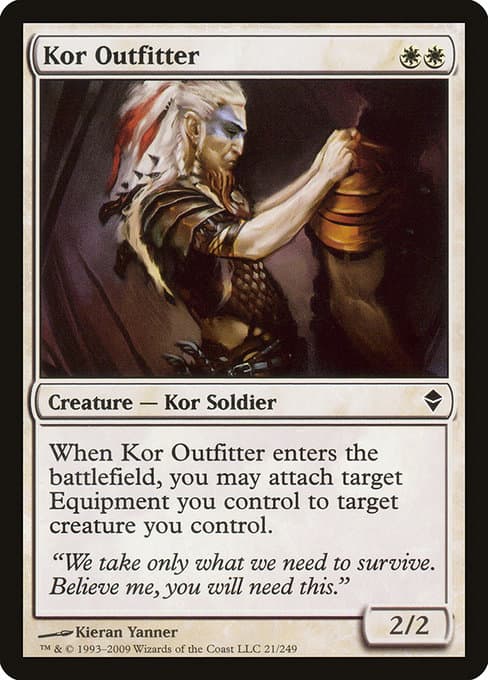 Kor Outfitter from Zendikar (Common)