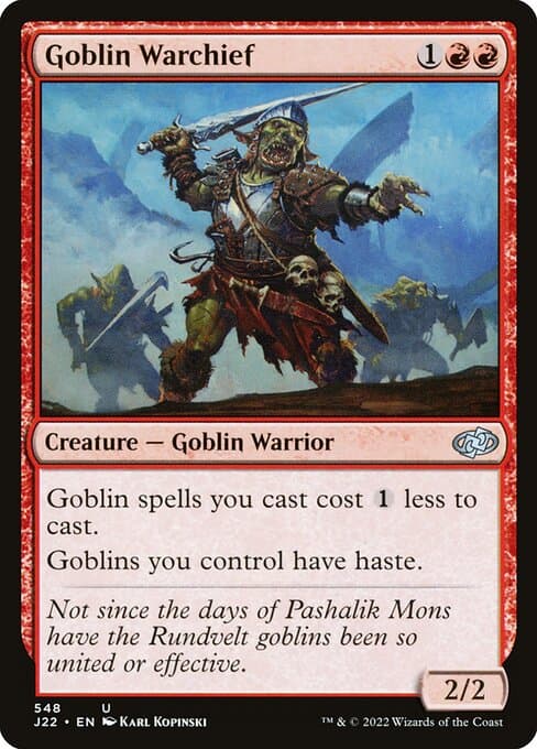 Goblin Warchief (Uncommon)