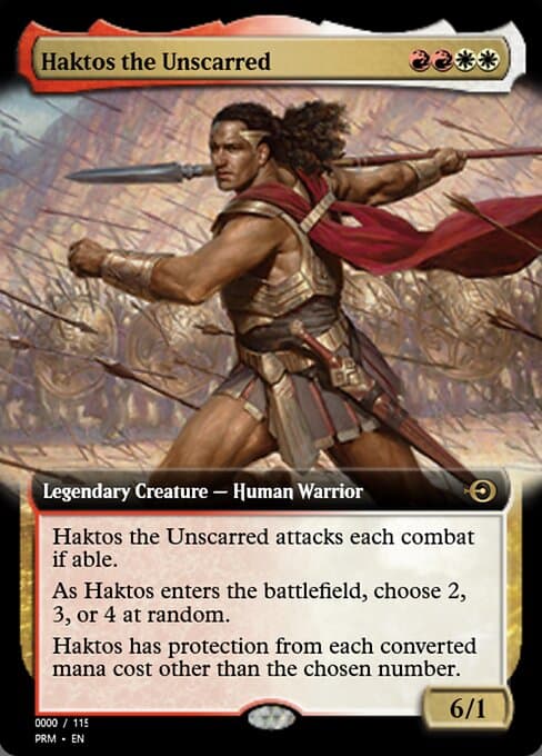 Haktos the Unscarred from Magic Online Promos (Rare)