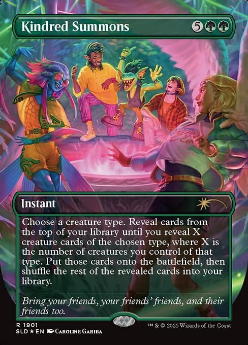 Kindred Summons from Secret Lair Drop (Rare)