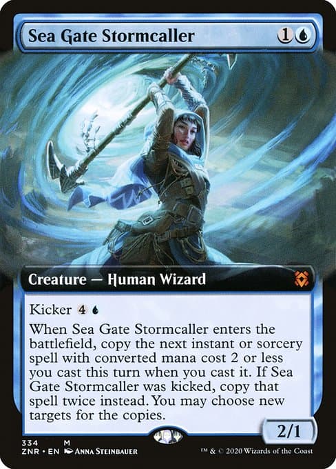 Sea Gate Stormcaller from Zendikar Rising (Mythic)