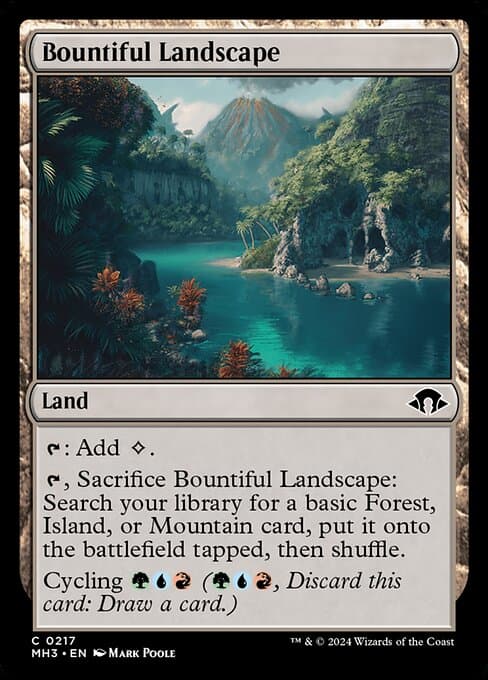 Bountiful Landscape from Modern Horizons 3 (Common)