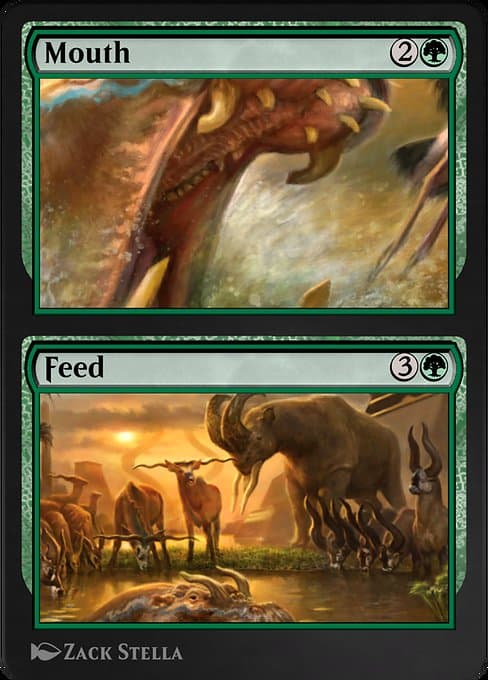 Mouth // Feed from Amonkhet Remastered (Rare)