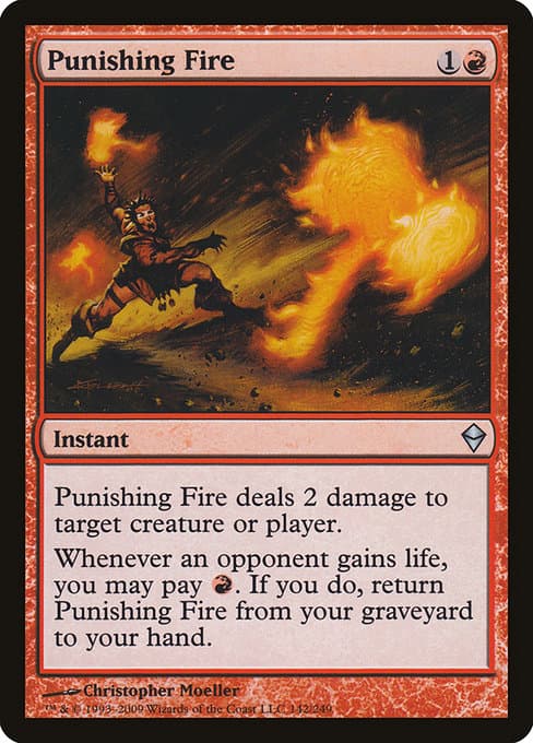 Punishing Fire from Zendikar (Uncommon)