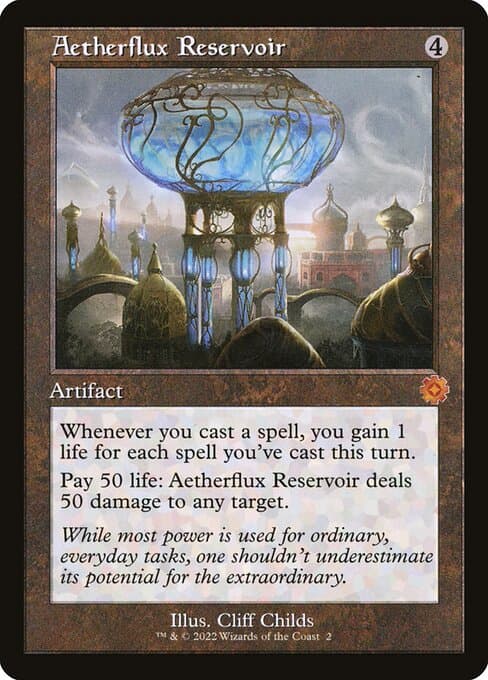 Aetherflux Reservoir from The Brothers' War Retro Artifacts (Mythic)