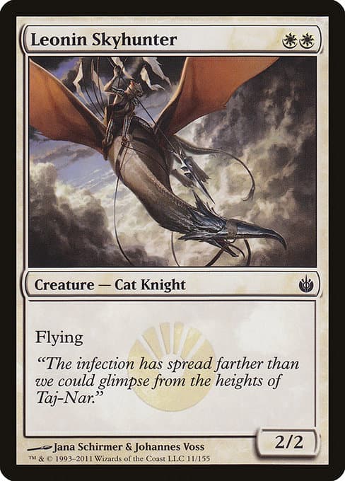 Leonin Skyhunter from Mirrodin Besieged (Common)