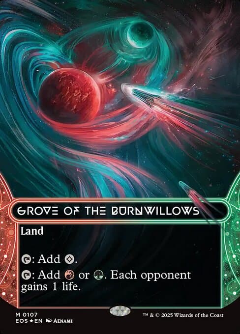 Grove of the Burnwillows from Edge of Eternities: Stellar Sights (Mythic)